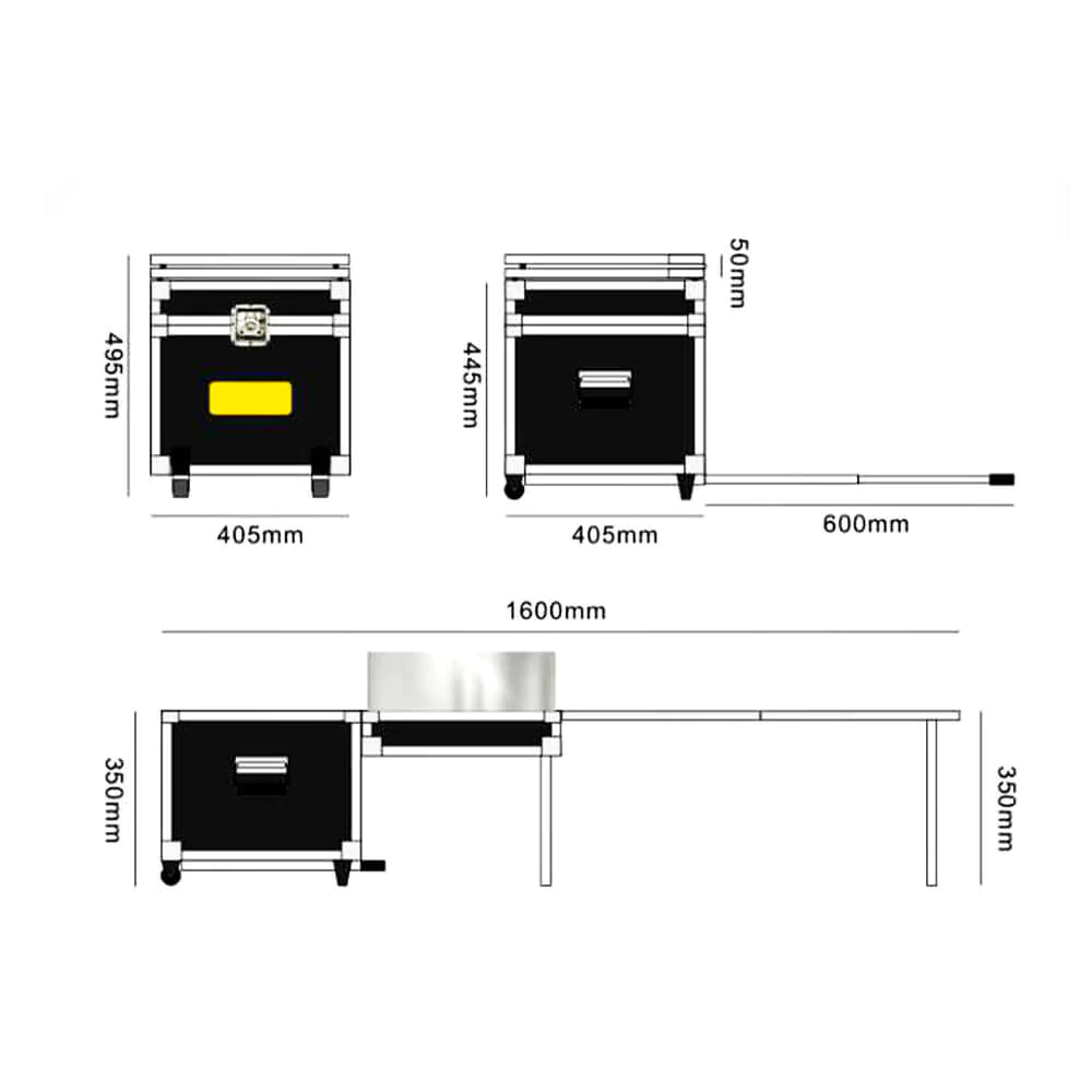 storable kitchen camp table