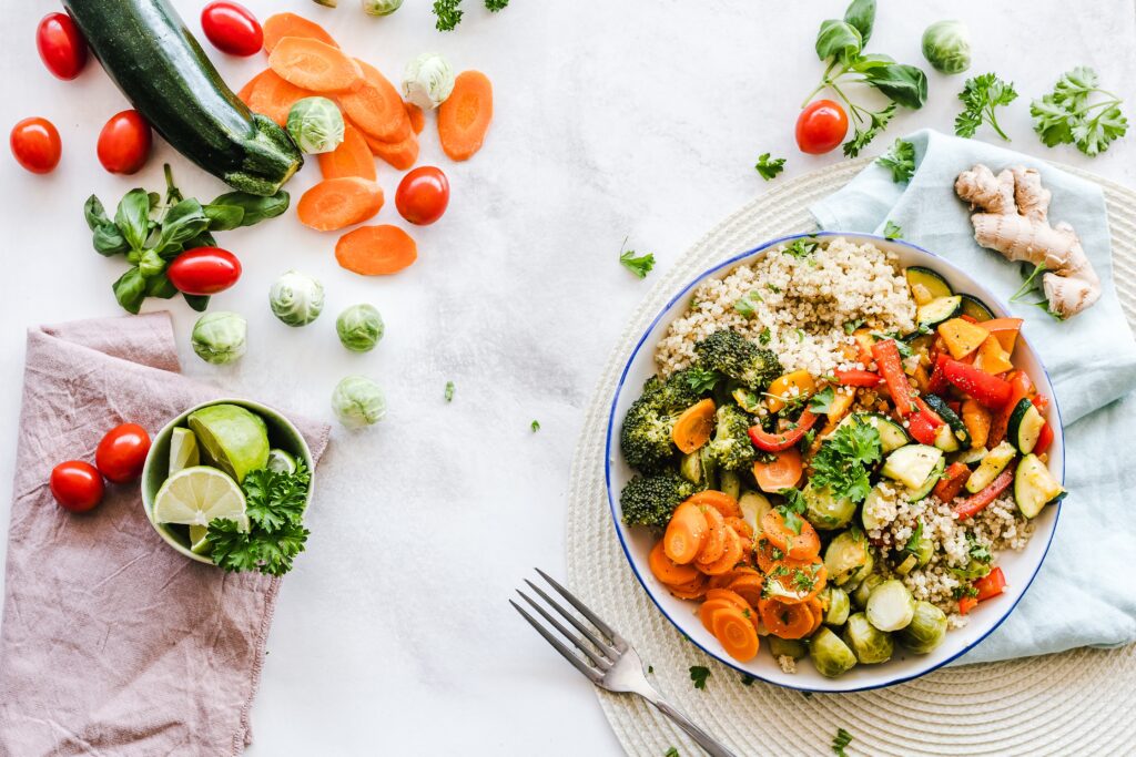 lazy summer dinner